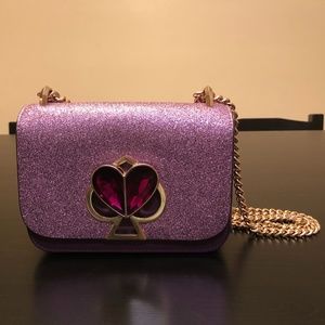 Kate Spade Nicola Glitter Chain Shoulder Bag/Purse